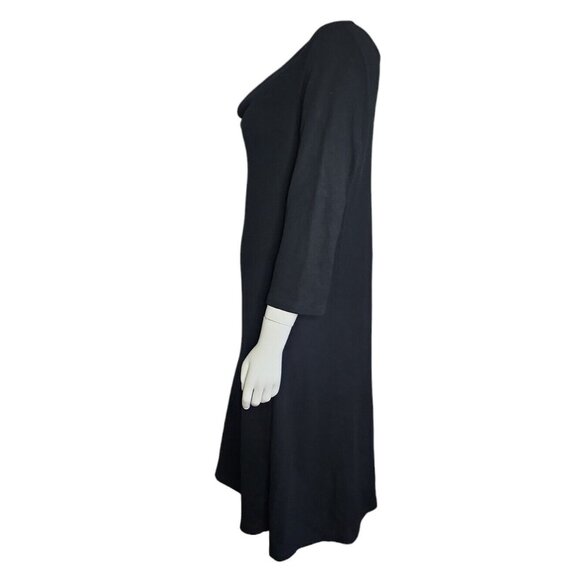 Royal Robbins Dress Womens Size L Large Solid All Black Pullover Long Sleeve - Picture 2 of 7